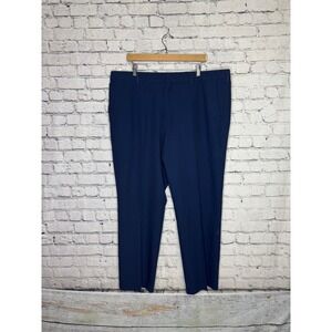 Perry Ellis Portfolio Flex Stretch Navy Blue Dress Pants Men‎ Size 42x30